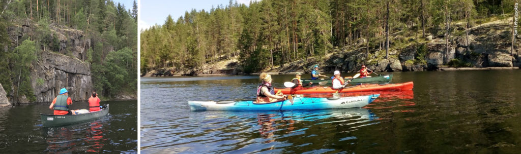 Pieksämäen kanoottiseuran melojat